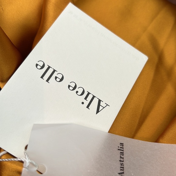 Allice Elle cut out dress, Yellow, size 10 - Picture 3 of 4